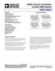 AD8652ARZ-REEL7 数据规格书 1