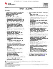 CC430F6137IRGC Datenblatt PDF