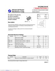 AP2306CGN-HF 数据规格书 1