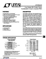 LTC1064-4 数据规格书 1