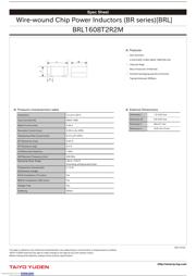 BRL1608T2R2M 数据规格书 1