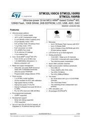 STM32L100R8T6 datasheet.datasheet_page 1