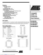 AT49F001N-70JC Datenblatt PDF