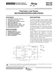 INA129UA/2K5 数据规格书 1