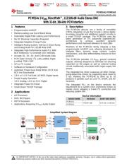 PCM5122EVM-U Datenblatt PDF