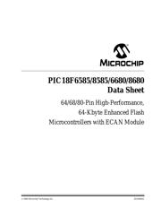 PIC18F8680-E/PT Datenblatt PDF
