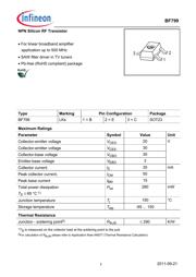 BF799 datasheet.datasheet_page 1