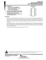SN74ALS156DE4 数据规格书 1