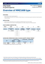 MMZ1608B301C 数据规格书 3