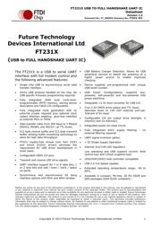 FT231XQ-U datasheet.datasheet_page 1