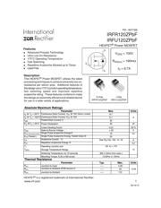 IRFR120 数据手册