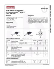 FDPF39N20 数据规格书 1