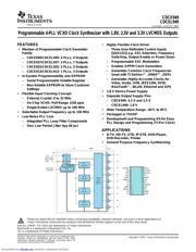 CDCE949 数据规格书 1