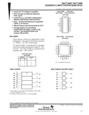 74ACT11000DE4 datasheet.datasheet_page 1