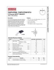 FQPF47P06YDTU datasheet.datasheet_page 1