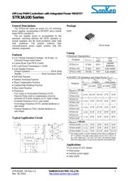 STR3A152 datasheet.datasheet_page 1