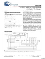 CY7C1350G-166AXC datasheet.datasheet_page 1