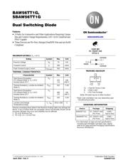 SBAW56LT1 数据规格书 1