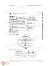 LMC6024 数据规格书 1