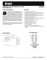 ICS8543BGILF 数据规格书 1
