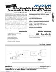 MAX5128ELA+T Datenblatt PDF