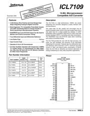 ICL7109 datasheet.datasheet_page 1