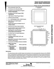 TMS320C25FNL Datenblatt PDF