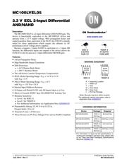 MC100LVEL05DR2 数据规格书 1