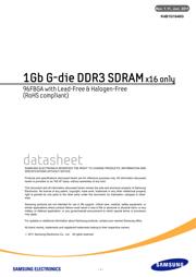 K4B1G1646G-BCH9 datasheet.datasheet_page 1