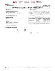 74AHC1G125DBVRG4 Datenblatt PDF