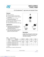 BTB16 datasheet.datasheet_page 1