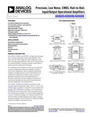 AD8608 Datenblatt PDF