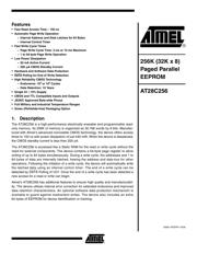 AT28C256F-20SI 数据规格书 1