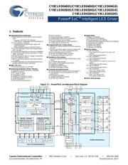 CY8CLED04G01-56LTXI 数据规格书 1
