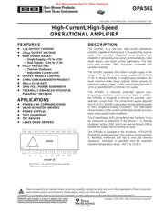 OPA561PWPG4 数据规格书 1