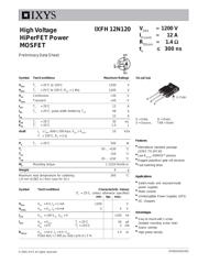 IXFH12N120 datasheet.datasheet_page 1