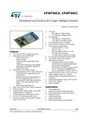 SPWF04SA datasheet.datasheet_page 1