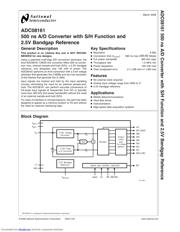 ADC08161CIWM 数据规格书 1