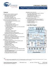 CY8C23433-24PVXI datasheet.datasheet_page 1
