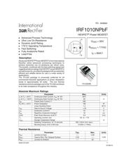 IRF1010NPBF 数据规格书 1