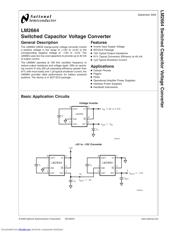 LM2664M6X/NOPB 数据规格书 1