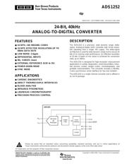 ADS1252U/2K5 Datenblatt PDF