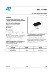 TDA7460ND datasheet.datasheet_page 1