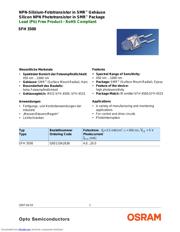 SFH3500 数据规格书 1
