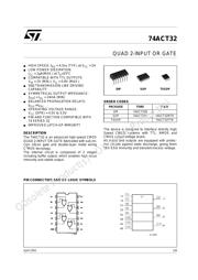 74ACT32MTR datasheet.datasheet_page 1