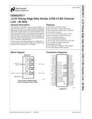 DS90CR217 数据规格书 1