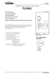 TLP421 datasheet.datasheet_page 1