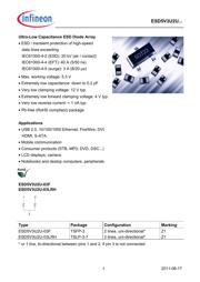 ESD5V3U2U-03FH6327 数据规格书 1