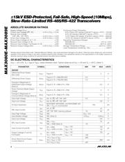 MAX3087ECPA datasheet.datasheet_page 2