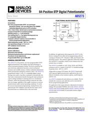 AD5273BRJ100-R2 datasheet.datasheet_page 1